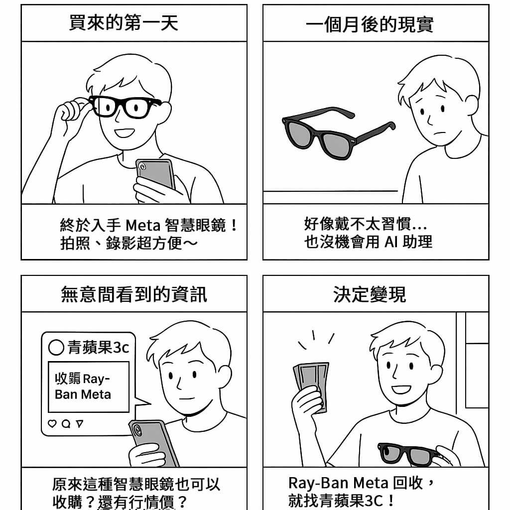 用不到的 Ray-Ban Meta 還有價值嗎？整理收購價格參考與二手市場現況，一文看懂回收建議。